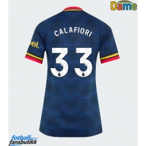 Arsenal Riccardo Calafiori #33 Bortedrakt Dame 2026-27 Kortermet